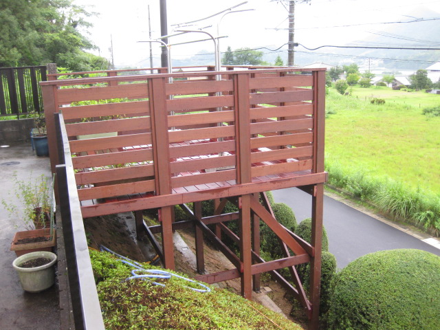 雨ざらしでも長持ちです。