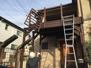 デッキ工事